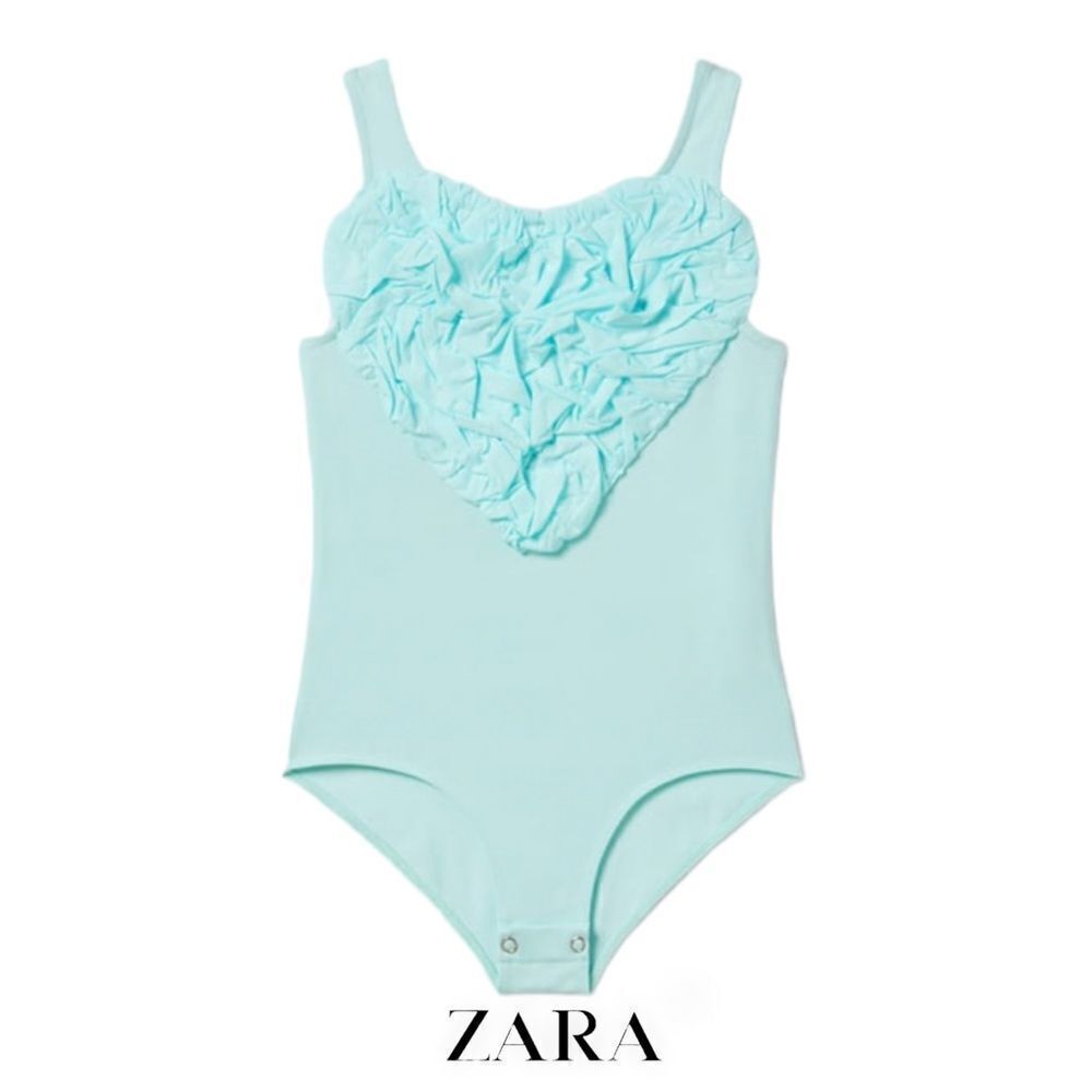 ZARA Kids | Turquoise | SWEETHEART NECKLINE TANK BODYSUIT